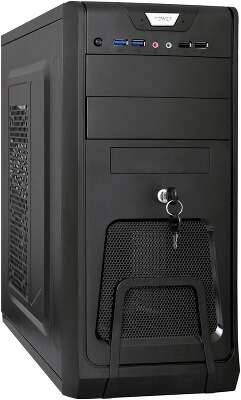 Корпус ExeGate CP-603UB, черный, ATX, 400W (EX283216RUS)
