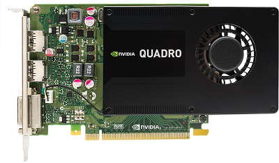 Видеокарта PNY Quadro K2200 4GB PCI-E 2xDPx28-bit DDR5 640 Cores 2xDP to DVI-D SL & DVI-I to VGA OEM