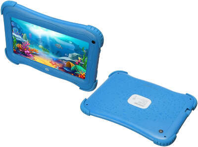 Планшет Digma Optima Kids 7 RK3126C (1.2) 4C RAM1Gb ROM16Gb 7" IPS 1024x600 Android 8.1 голубой 2Mpix 0.3Mpix BT WiFi microSD 128Gb 2500mAh