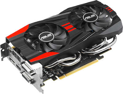 Видеокарта PCI-E NVIDIA GeForce GTX760 2048MB DDR5 Asus [GTX760-DC2OC-2GD5], RTL