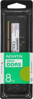 Память DDR5 8GB 5600MHz A-Data AD5S56008G-S RTL PC5-44800 CL46 SO-DIMM 262-pin 1.1В single rank Ret