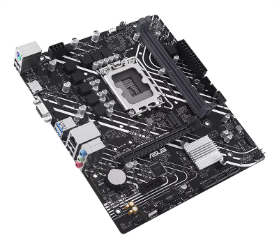 Материнская плата ASUS PRIME H610M-K ARGB, LGA1700, H610, 2*DDR5, 2*DDR5, 4*SATA, 1*M.2, 2*USB 3.2, 4*USB 2.0, 1*PCIx16, 1*PCIx1, VGA+HDMII, mATX