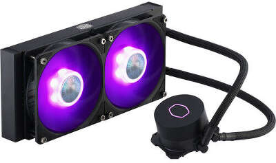 Жидкостное охлаждение Cooler Master MasterLiquid ML240L V2 RGB, 200 Вт, 2x120мм, RGB LED