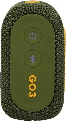 Колонка порт. JBL GO 3 зеленый 4.2W 1.0 BT 10м (JBLGO3GRN)