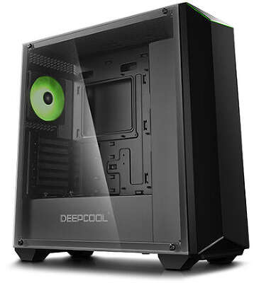 Корпус Deepcool EARLKASE RGB V2, черный, ATX, Без БП (EARLKASE RGB V2)