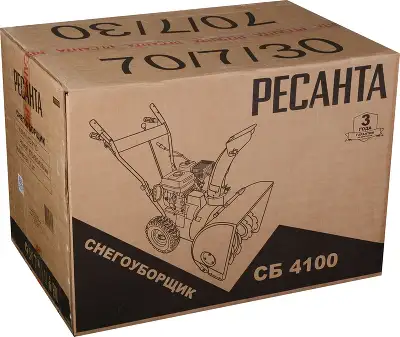 Снегоуборщик бензин. Ресанта СБ 4100 7л.с.