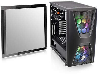 Корпус Thermaltake Commander C34 TG ARGB, черный, ATX, Без БП (CA-1N5-00M1WN-00)