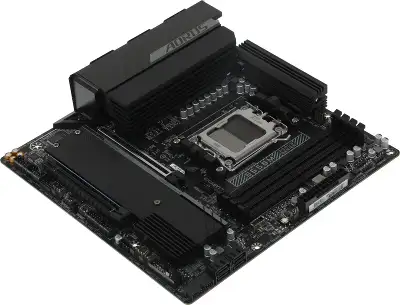Материнская плата Gigabyte B650M AORUS ELITE Socket AM5 AMD B650 mATX AC`97 8ch(7.1) 2.5Gg RAID+HDMI+DP
