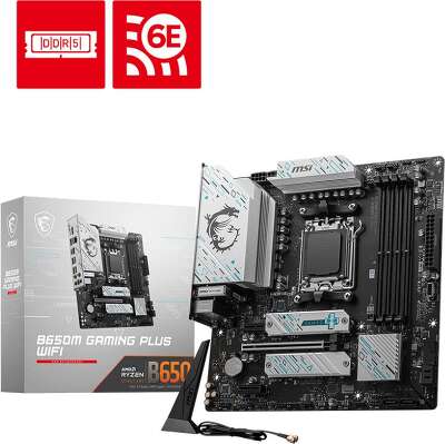 Материнская плата mATX AM5 MSI B650M GAMING PLUS WIFI