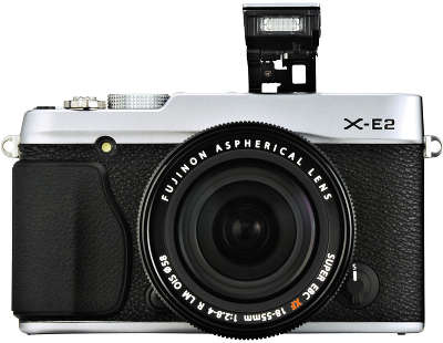 Цифровая фотокамера Fujifilm X-E2 Silver kit (XF18-55 мм f/2.8-4 R LM OIS)