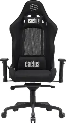 Кресло Cactus CS-CHR-MC04-BBK черный крестов. сталь пластик черный