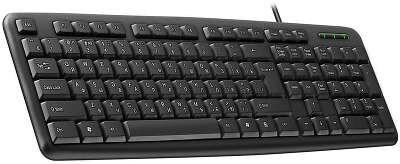 Клавиатура проводная DEFENDER HB-420 black (USB, 107 клавиши) (45420)