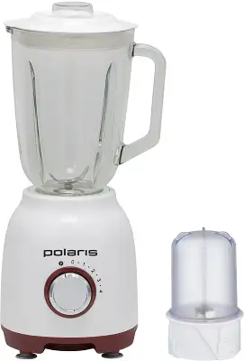 Блендер стационарный Polaris PTB 0821G 800Вт белый/красный
