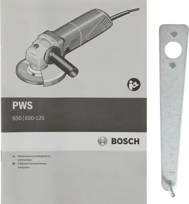 Углошлифовальная машина Bosch PWS 650-125 650Вт 11000об/мин рез.шпин.:M14 d=125мм (06034110R0)