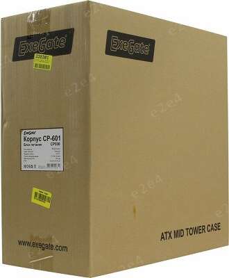 Корпус ExeGate CP-601, черный, ATX, 500W (EX261451RUS)