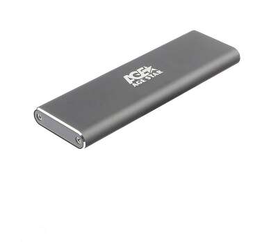AgeStar 31UBNV1C (GRAY) USB 3.1 Type-C  Внешний корпус M.2 NVME (M-key)  AgeStar 31UBNV1C (GRAY), алюминий, серый [17310]