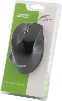 Мышь Acer OMR140 черный оптическая 1600dpi беспров. USB 6but (ZL.MCEEE.00G)