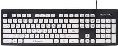 Клавиатура USB Oklick 580M Slim, чёрная