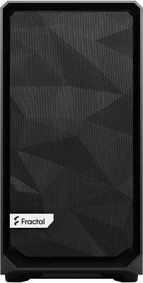 Корпус Fractal Design Meshify 2 Mini Black TG Dark Tint, черный, mATX, Без БП (FD-C-MES2M-01)