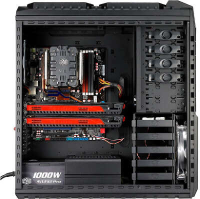 Корпус Cooler Master HAF X, Window, черный, EATX, без БП (RC-942-KKN1)