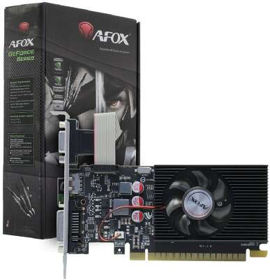 Видеокарта AFOX GT730 1GB 64 bit DDR3 VGA/DVI/HDMI 1FAN (AF730-1024D3L7-V1) RTL