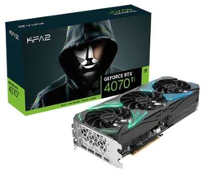 Видеокарта KFA2 NVIDIA nVidia GeForce RTX 4070Ti SG Black 12Gb DDR6X PCI-E HDMI, 3DP