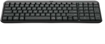 920-013452 Logitech Клавиатура K250 Graphite Wireless оригинальная заводская гравировка RU/LAT