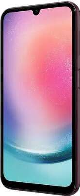 Смартфон Samsung Galaxy A24, MediaTek Helio G99, 6Gb RAM, 128Gb, бордовый (SM-A245FDRVCAU)
