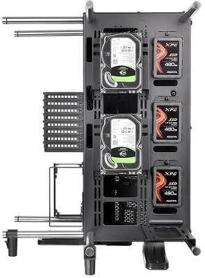 Корпус Thermaltake Core P90, черный, mATX, Без БП (CA-1J8-00M1WN-00)
