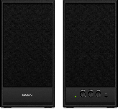 Колонки деревянные АС SPS-702 (40 Вт), Черный