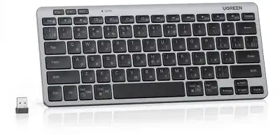 Клавиатура беспроводная клавиатура UGREEN K551 (75049RU) Multi-Mode BT&2.4G Wireless Keyboard. Цвет: черный