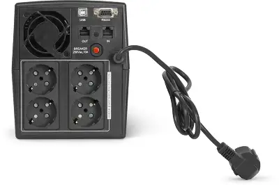 Источник бесперебойного питания Импульс Юниор Смарт 1200 720Вт 1200ВА черный