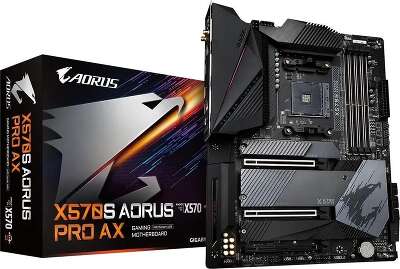 Материнская плата ATX LGAAM4 GIGABYTE X570S AORUS PRO AX