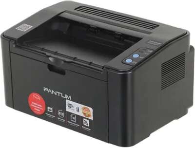 Pantum P2500NW Принтер, Mono Laser, A4, 22стр/мин, 1200x1200 dpi, 128MB RAM, лоток 150 листов, USB, RJ45, Wi-Fi, черный корпус