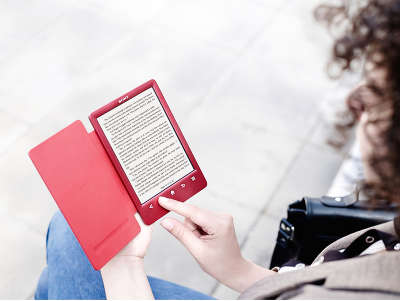 Электронная книга 6" Sony Reader™ PRS-T3, красная