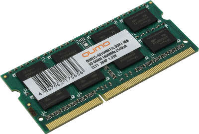 Модуль памяти DDR-IIIL SODIMM 4Gb DDRDDR1600 Qumo (QUM3S-4G1600K11L) нп
