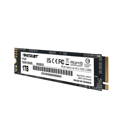 твёрдотельный накопитель Patriot SSD P320 1TB M.2 2280 NVMe PCIe 3.0 x4 R3000/W2200 TBW 480TB 3D NAND