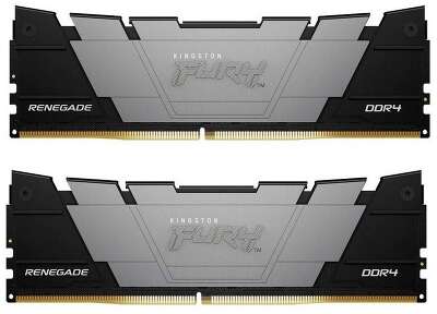 Модуль памяти Kingston 32GB DDR4 3200 DIMM FURY Renegade Black XMP KF432C16RB12K2/32 kit 2*16GB Non-ECC, CL16 ,1.35V, 2RX8,288pin
