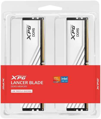 Модуль памяти ADATA XPG Lancer Blade 32GB DDR5 6400 DIMM White kit 16*2, 1.4V, CL32-39-39