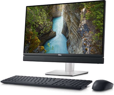 Моноблок Dell Optiplex 7410 Plus 23.8" Full HD i5 13500 (1.8) 16Gb SSD512Gb UHDG 770 CR Windows 11 Pro GbitEth WiFi BT 240W клавиатура мышь Cam серебристый 1920x1080
