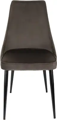 Стул для дома Бюрократ CH-K4_2 комплект 2шт коричневый Holland 74 металл черный на ножках (CH-K4_1/HL74_2)