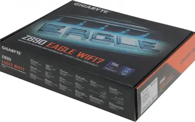 Материнская плата Gigabyte Z890 EAGLE WIFI7 Soc-1851 Intel Z890 4xDDR5 ATX AC`97 8ch(7.1) 2.5Gg RAID+DP
