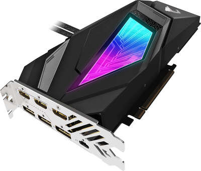 Видеокарта GIGABYTE nVidia GeForce RTX 2080 SUPER AORUS WATERFORCE 8Gb GDDR6 PCI-E 3HDMI, 3DP