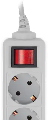 Сетевой фильтр PC Pet AP01006-5-G 5м (5 розеток) серый (пакет ПЭ)