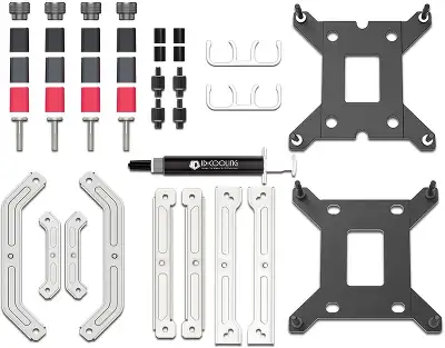 Система водяного охлаждения ID-Cooling SL240 XE ARGB Soc-AM5/AM4/1200/1700/1851 белый 4-pin 14-30dB Al+Cu LCD 300W Ret (SL240 XE WHITE)