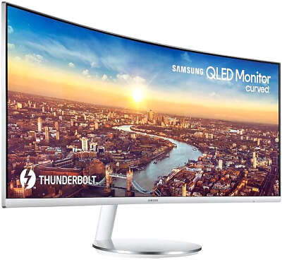 Монитор 34" Samsung C34J791WTI VA 3440x1440 Curved HDMI, DP USB-Hub белый