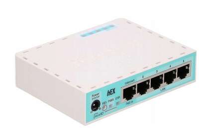 MikroTik E50UG hEX Refresh Маршрутизатор  5*1Gbit RJ45, 512MB RAM, Dual-core CPU, USB
