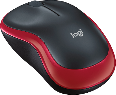 Mouse Logitech Wireless M185 Red 910-002633