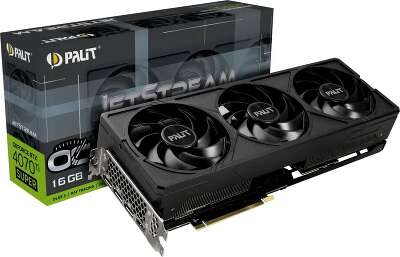 Видеокарта Palit NVIDIA nVidia GeForce RTX 4070Ti SUPER OC Super JetStream 16Gb DDR6X PCI-E HDMI, 3DP