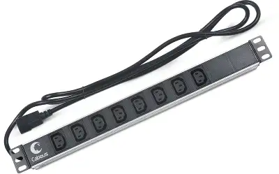 Блок распределения питания Cabeus PDU-8I-2IEC гор.размещ. 8xC13 10A IEC-320-C14 2м